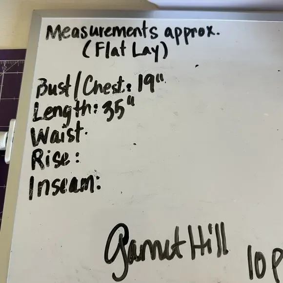 Garnet Hill Shirt Dress Women 10 Petite Classic Linen Flax Poppy Red Chambray - Picture 13 of 13